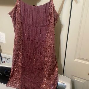 Small party dress color dusty grape